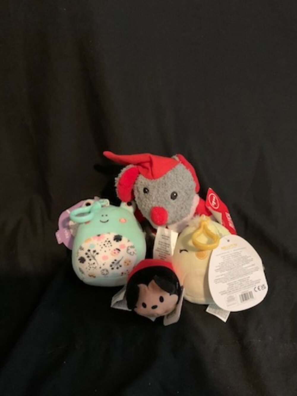 Mini Plush Toy Bundle – Cute Collectible Characters (Set of 4)